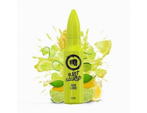 Riot Squad E-Liquids 50ml Shortfill Sublime On White Background