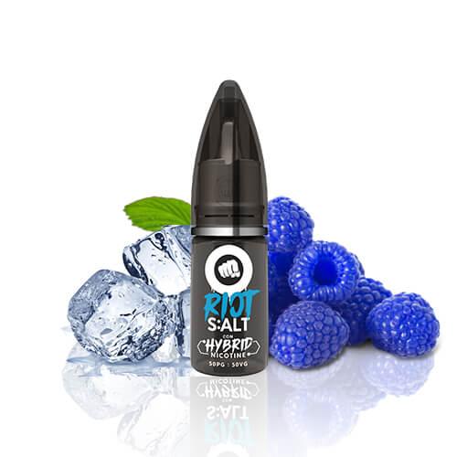 Riot Squad Nic Salt 10ml Blue Burst / 5mg On White Background