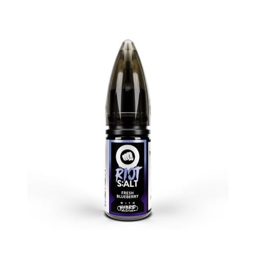 Riot Squad Nic Salt 10ml Fresh Blueberry / 5mg On White Background