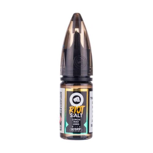 Riot Squad Nic Salt 10ml Lemon Mint / 5mg On White Background