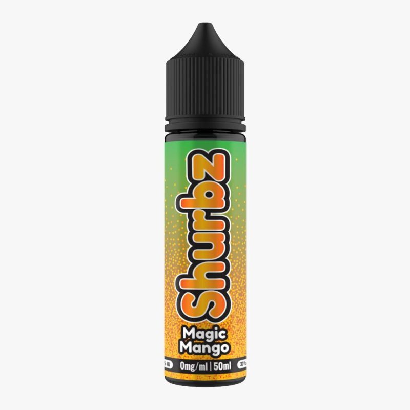 shurbz 50ml shortfill e liquid magic mango 5963835506734