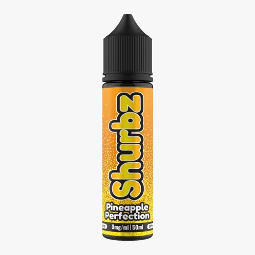 Shurbz 50ml Shortfill E-Liquid Pineapple Perfection On White Background