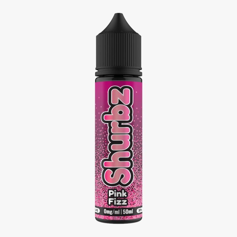 shurbz 50ml shortfill e liquid pink fizz 5963835768878