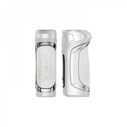 SMOK MAG Solo Box Mod Matte White On White Background