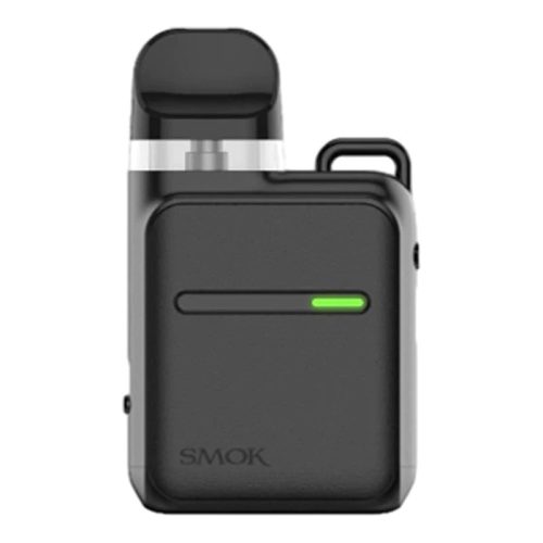 smok novo 4 master box matte black leather on white background