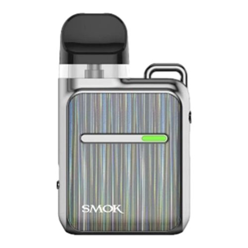 smok novo 4 master box silver laser on white background