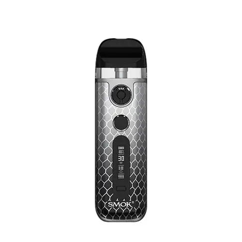 Smok Novo 5 Pod Kit Silver Black Cobra On White Background