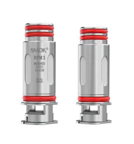 Smok RPM 3 Replacement Coils 0.15ohm Mesh On White Background