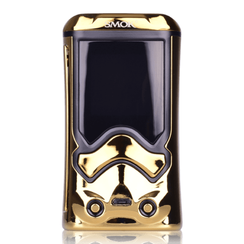 SMOK T-Storm 230W Box Mod Gold Black On White Background