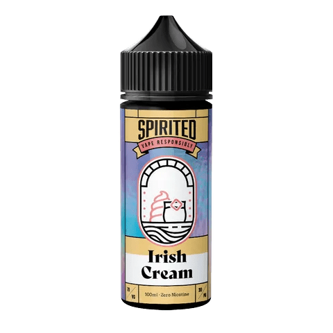 spirited cocktails irish cream 100ml on black background