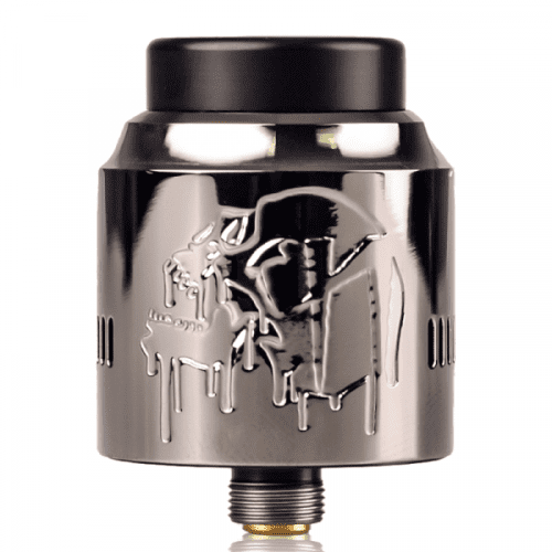 Suicide Mods Nightmare RDA 25mm Gunmetal On White Background