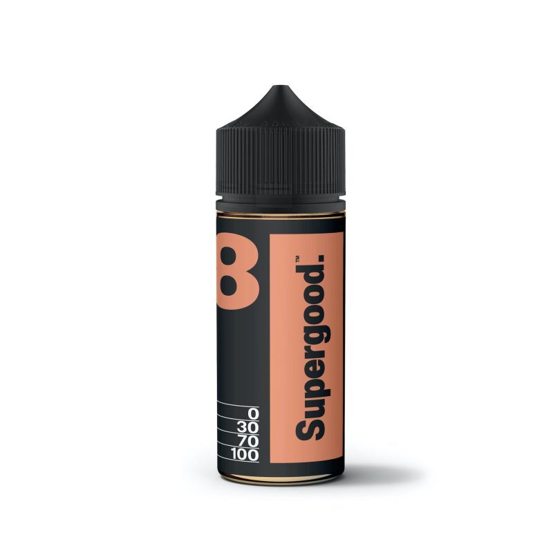 Supergood E-Liquids Butter 100ml Shortfills Butter 08 On White Background