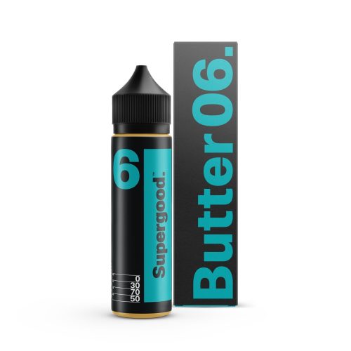 Supergood E-Liquids Butter 50ml Shortfills Butter 06 On White Background