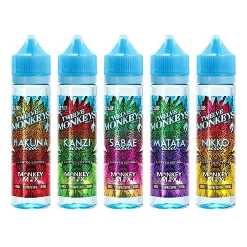 twelve monkeys ice age e liquid 50ml shortfill 4956580085803