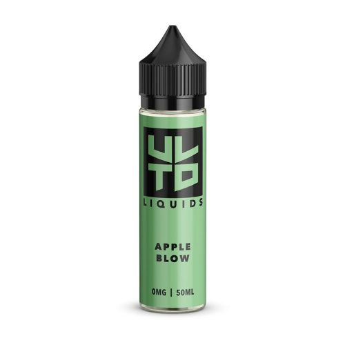 ULTD 50ml Shortfill E-Liquid Apple Blow On White Background