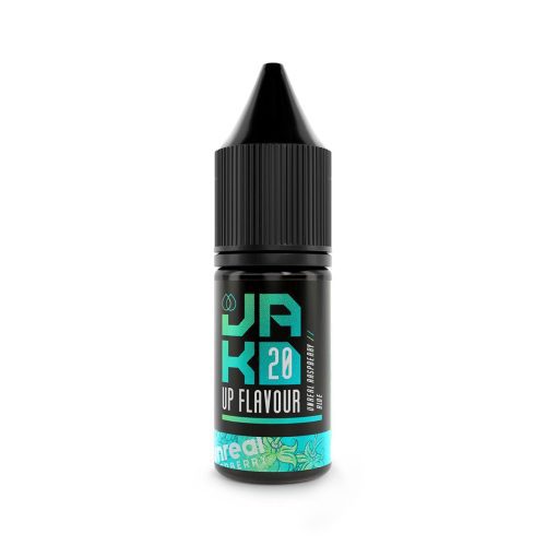 unreal blue jakd 10ml nic salt on white background