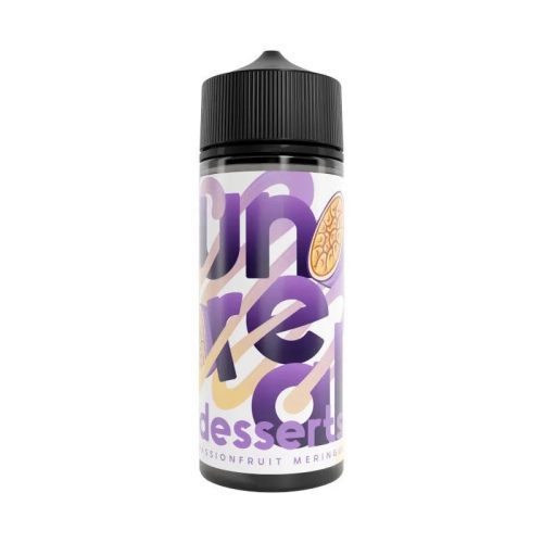 unreal desserts passionfruit meringue 100ml on white background