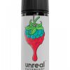 Unreal Raspberry 100ml Shortfill E-Liquid Red On White Background