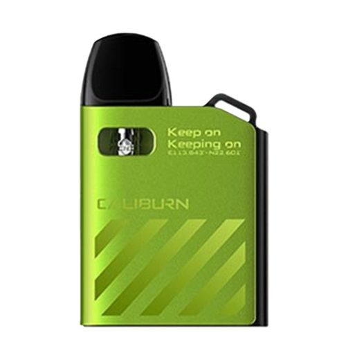 Uwell Caliburn AK2 Pod System Gloomy Green On White Background