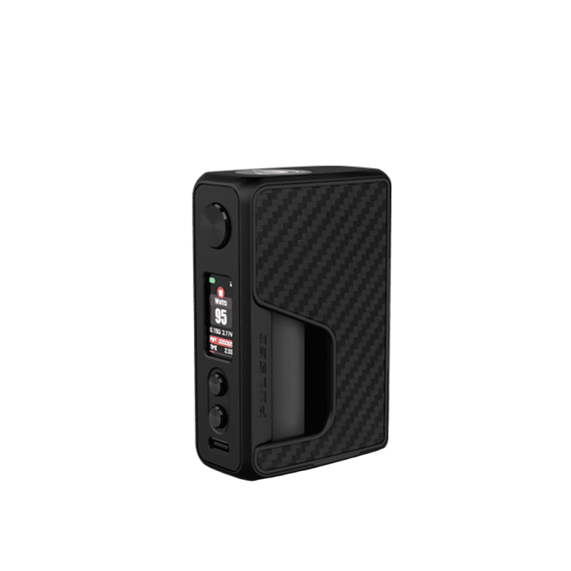 Vandy Vape PULSE V2 95w Squonk Box Mod Carbon fiber black On White Background