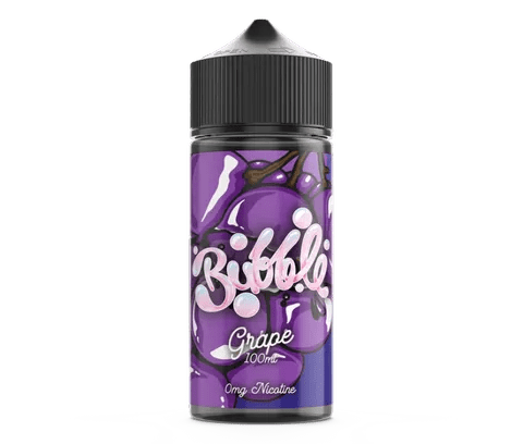 Vape Distillery Bubble 100ml Shortfill E-Liquids Grape On White Background