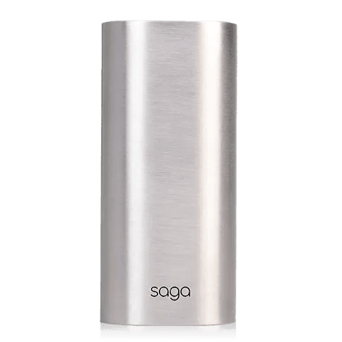 Vaperz Cloud Saga Mini Mod Silver On White Background