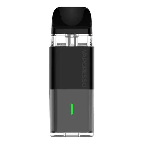 vaporesso cube pod vape kit black on white background