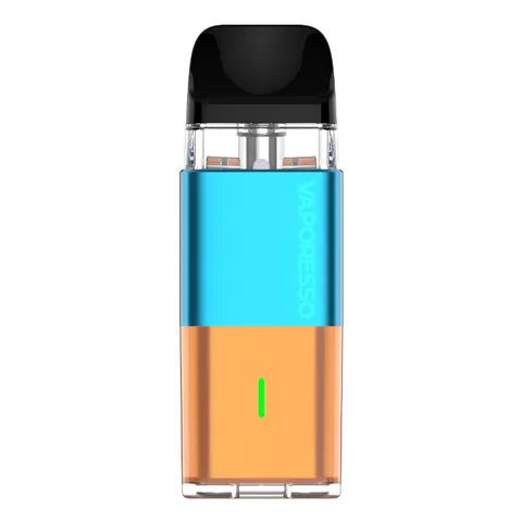 vaporesso cube pod vape kit bondi blue on white background