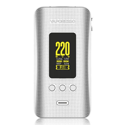 Vaporesso Gen 200 Mod Silver On White Background