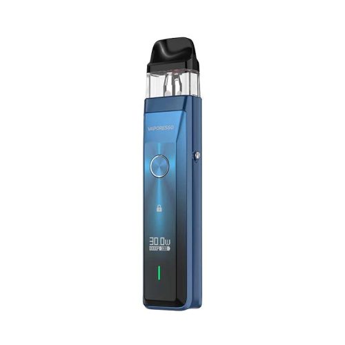 vaporesso xros pro pod vape blue in white background