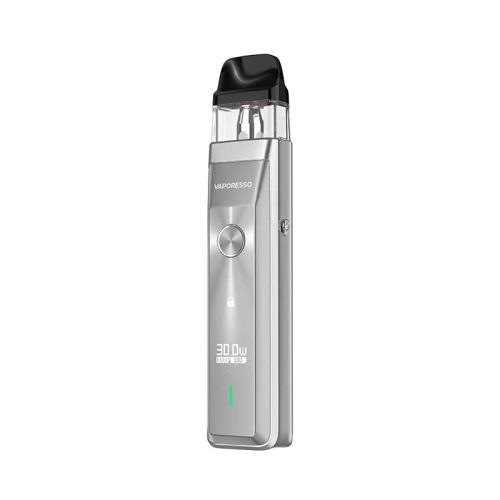 vaporesso xros pro pod vape silver in white background