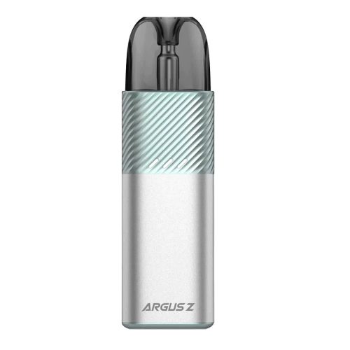 VooPoo Argus Z Pod Kit Mint Silver On White Background