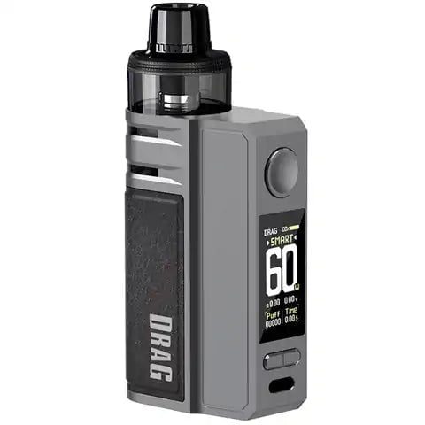 VooPoo Drag E60 Kit Black On White Background