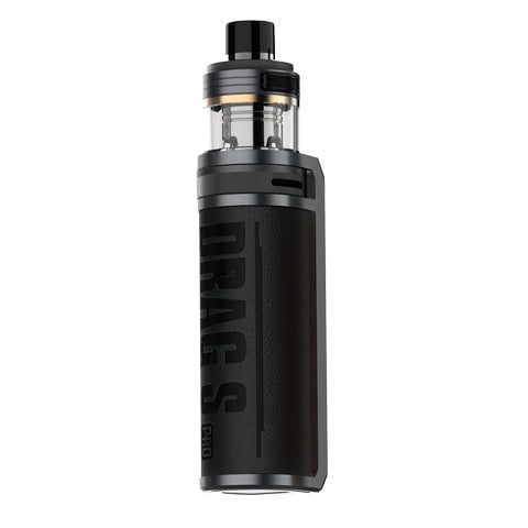 Voopoo Drag S Pro 80W Pod Kit 3000mAh Classic Black On White Background