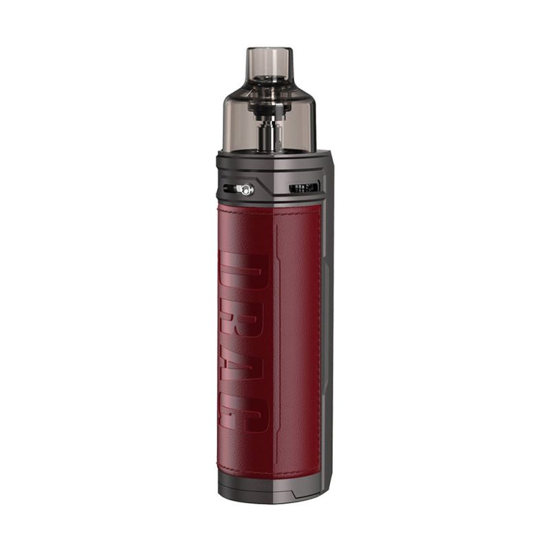 Voopoo Drag X 80W Mod Pod Kit Marsala On White Background