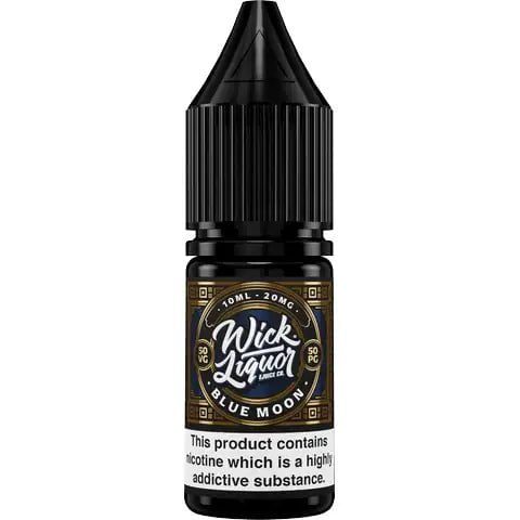 Wick Liquor 10ml Nic Salts Blue Moon / 20mg On White Background