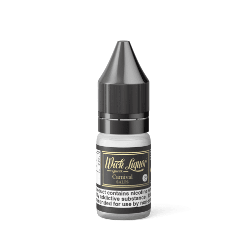 Wick Liquor 10ml Nic Salts Carnival / 10mg On White Background