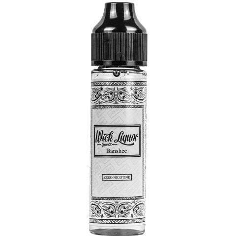 Wick Liquor 50ml Shortfill Juice Range Banshee On White Background