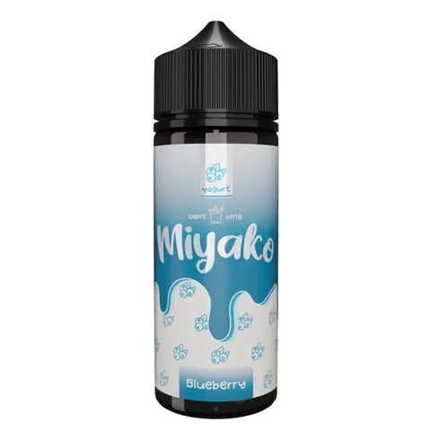 wick liquor miyako 100ml blueberry on white background