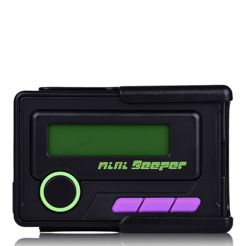 Wizman Mini Beeper Pod Kit Old School Black On White Background