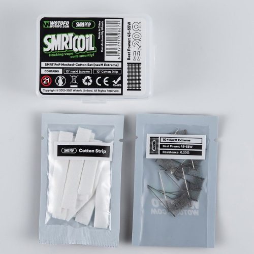 wotofo smrtcoil pnp meshed cotton set 29143039148187