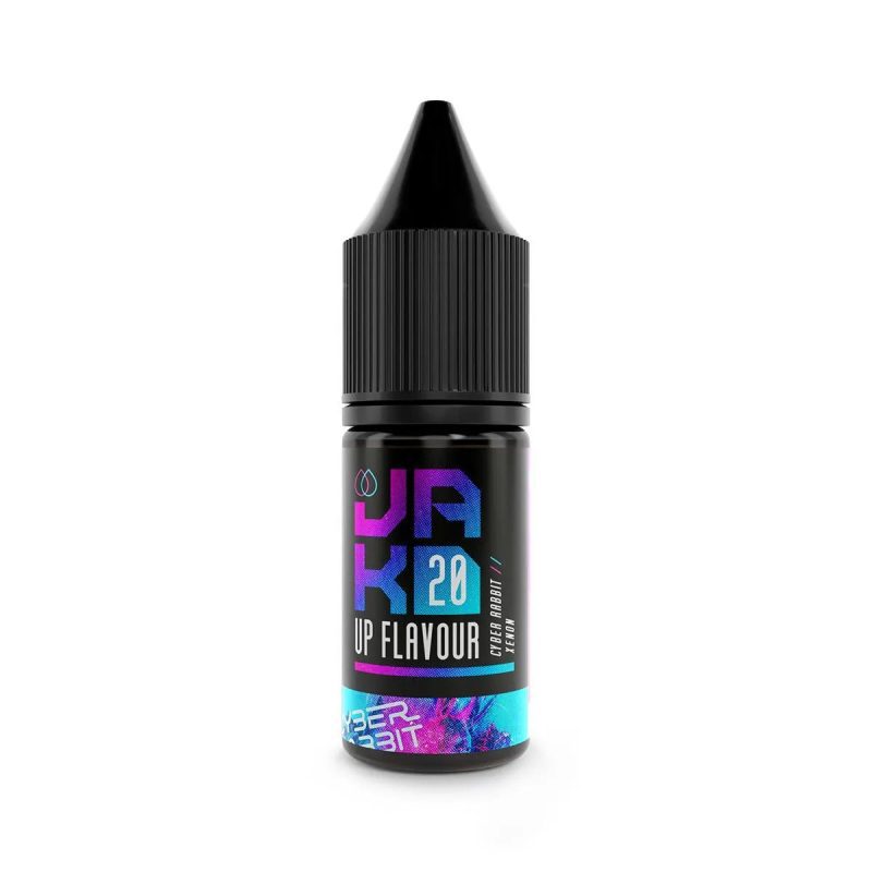 xenon cyber rabbit jakd 10ml nic salt on white background